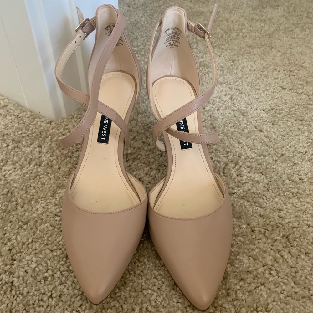 Nine West Nude Heels